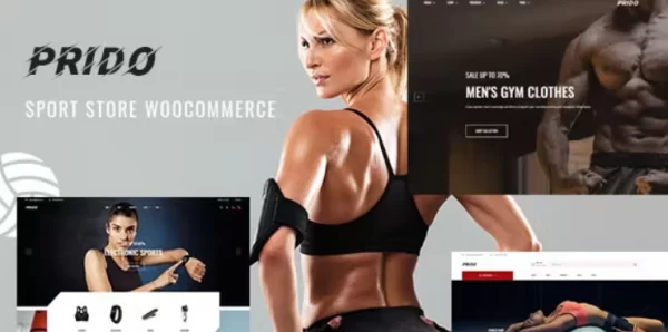 Prido – Sport Store WooCommerce Theme 1.0.2 GPL Theme