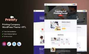 Printify Printing Company WordPress Theme 3.1.0 GPL Theme