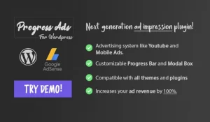 Progress Ads WordPress Adsense Banner Plugin 1.3.2 GPL Plugins