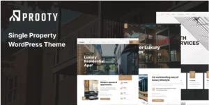 Prooty Single Property WordPress Theme 1.0.7 GPL Theme