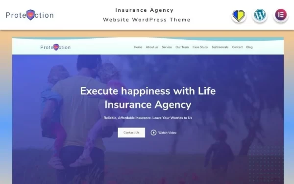 Protection Insurance Agency Website WordPress Theme 2.0 GPL Theme
