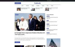 Publicon News Portal WordPress Elementor Theme WordPress Theme 1.1.0 GPL Theme