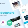 Quadcraft Drone Startup WordPress Theme 1.0.1破解版主题
