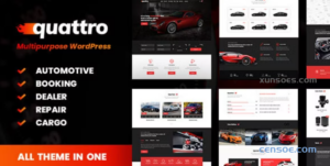 Quattro Auto Booking Automotive 1.4.2 GPL Theme