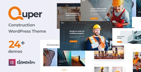 Quper Construction and Architecture WordPress Theme 1.5破解版主题