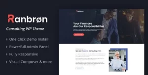 Ranbron Business and Consulting WordPress Theme 2.9 GPL Theme