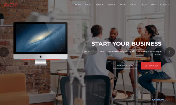 Ratio Material Design WordPress Theme 1.5 GPL Theme