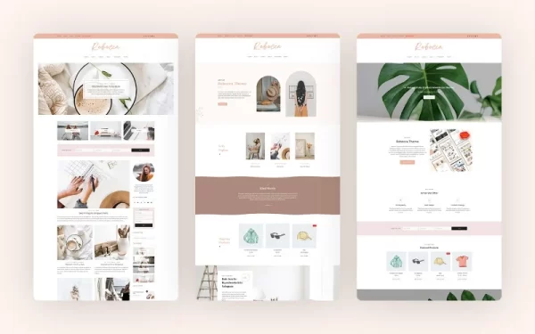 Rebecca Blog and Shop WordPress Theme 3.5 GPL Theme