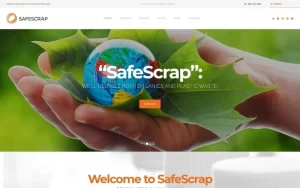 Recycling Services Environmental WordPress Theme 1.0.0 GPL Theme