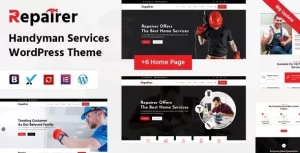 Repairer Handyman Services WordPress Theme 1.1 GPL Theme