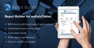 Report Builder for wpDataTables 2.0.0 GPL Plugins