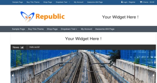 Republic is new WordPress theme provided by InsertCart 4.5.1 GPL Theme