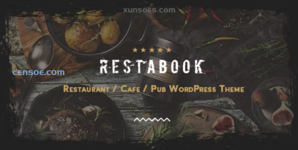 Restabook Restaurant / Cafe / Pub WordPress Theme 5.6 GPL Theme