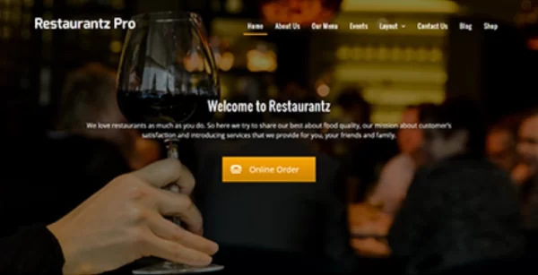 Restaurantz Pro 2.8 GPL Theme