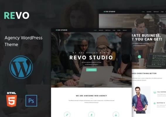Revo Studio Multipurpose WordPress Theme 1.0.9 GPL Theme