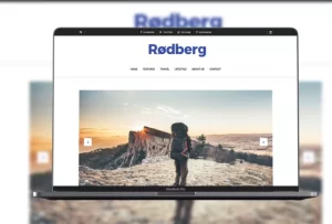 Rodberg Travel Blogging Theme 1.3 GPL Theme