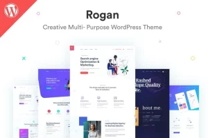 Rogan Creative Multipurpose WordPress Theme for Agency, Saas, Portfolio 1.7.5 GPL Theme