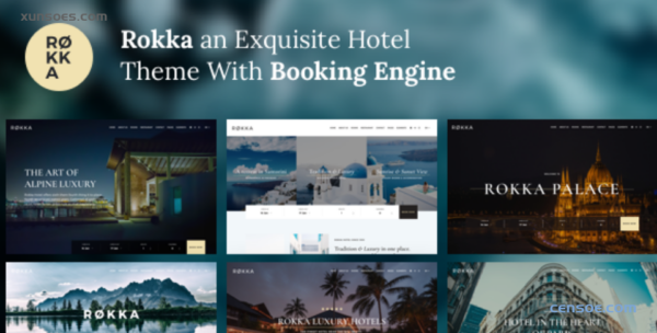 Rokka – Hotel Theme With Booking System 1.2.1 GPL Theme