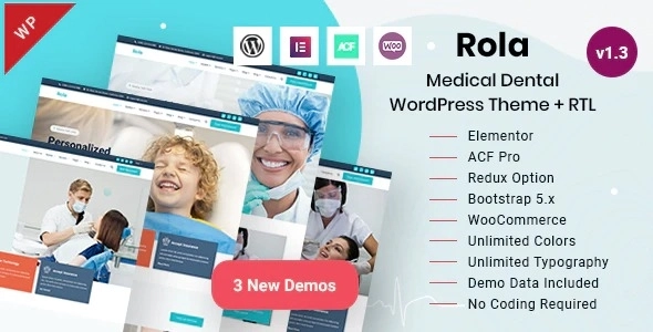 Rola Medical Health Dental Care WordPress Theme 2.1 GPL Theme 1 Rola Medical Health Dental Care WordPress Theme 2.1 GPL Theme