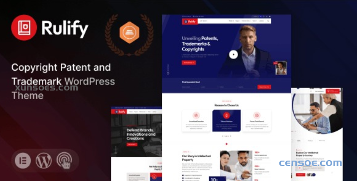 Rulify Intellectual Property Consultancy Law Firm WordPress Theme 1.0.0 GPL Theme 1 Rulify Intellectual Property Consultancy Law Firm WordPress Theme 1.0.0 GPL Theme