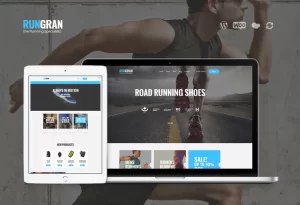 Run Gran E-commerce Sport Store WordPress Theme 1.1.2 GPL Theme