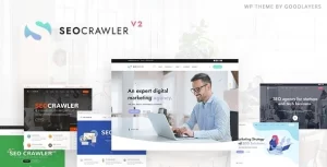 SEOCrawler SEO Marketing Agency WordPress 2.1.3 GPL Theme