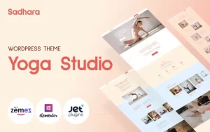 Sadhara Yoga Studio WordPress Theme 1.0.1 GPL Theme