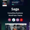 Saga Business Consulting WordPress Theme 2.3破解版主题