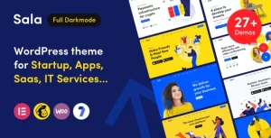 Sala Startup SaaS WordPress Theme 1.1.0 GPL Theme