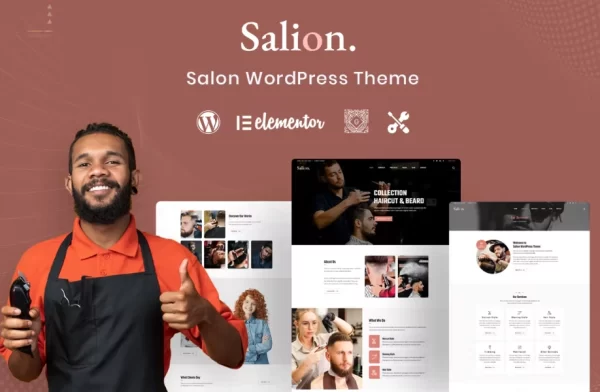 Salion – Hair Salon WordPress Theme 1.5 GPL Theme