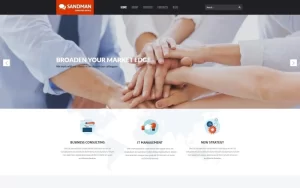 Sandman Business Multipurpose Modern WordPress Elementor Theme WordPress Theme 1.0.0 GPL Theme
