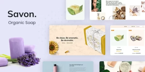 Savon Handmade Shop WordPress Theme 1.5 GPL Theme