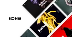 Scena Creative Ajax Portfolio Theme 1.1.2 GPL Theme