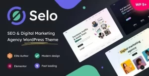 Selo SEO Digital Marketing Agency WordPress Theme 1.16 GPL Theme