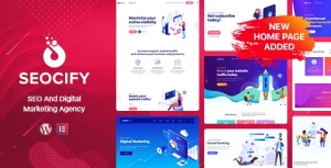 Seocify SEO And Digital Marketing Agency WordPress Theme 3.7 GPL Theme