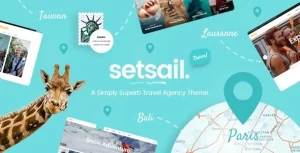SetSail Travel Agency Theme 1.9 GPL Theme