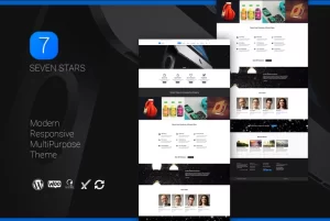 Seven Stars Modern Responsive MultiPurpose Theme 1.4.4 GPL Theme