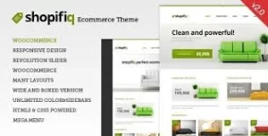Shopifiq Responsive WordPress WooCommerce Theme 2.4.8 GPL Theme