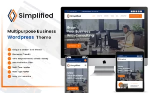 Simplified Multipurpose Business WordPress Theme 1.0.0 GPL Theme