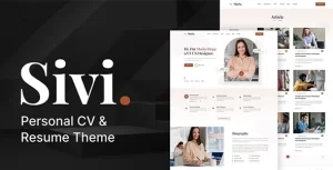 Sivi Personal CV/Resume Theme 1.1 GPL Theme