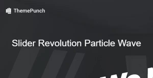 Slider Revolution Particle Wave 6.7.2 GPL Plugins