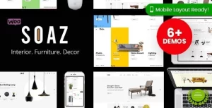 Soaz Furniture Store WooCommerce WordPress Theme (Mobile Layout Ready) 1.0.7 GPL Theme