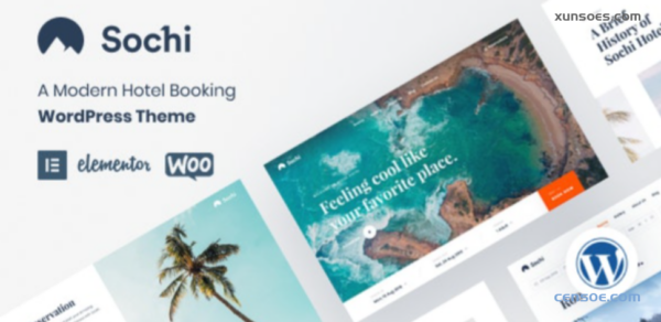 Sochi  – Hotel Booking Theme 1.2.2 GPL Theme