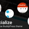 Socialize Multi Purpose BuddyPress Theme 2.43.5破解版主题