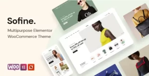 Sofine Multipurpose Elementor WooCommerce Theme 1.0.5 GPL Theme