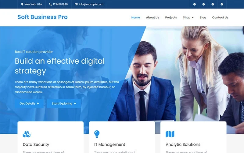 Soft Business Pro Clean and Modern WordPress Business Theme WordPress Theme 1.6 GPL Theme 1 Soft Business Pro Clean and Modern WordPress Business Theme WordPress Theme 1.6 GPL Theme