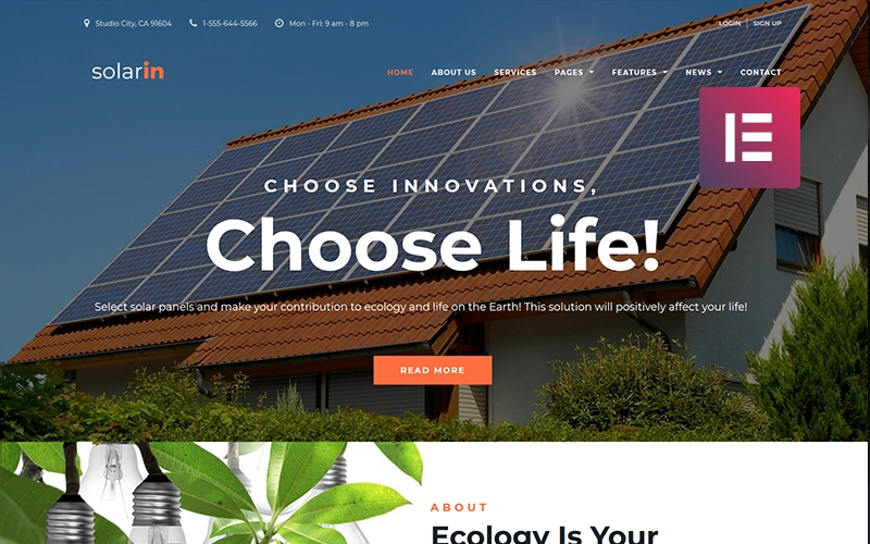 Solarin Solar Energy Company WordPress Elementor Theme WordPress Theme 1.0.1 GPL Theme 1 Solarin Solar Energy Company WordPress Elementor Theme WordPress Theme 1.0.1 GPL Theme
