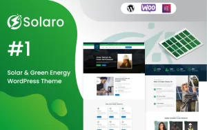 Solaro Solar and Green Energy WordPress Theme 1.0.0 GPL Theme