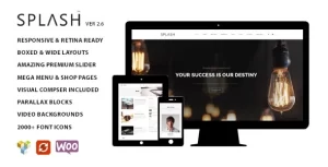 Splash Multipurpose WordPress Theme 3.2 GPL Theme