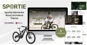 Sportie Elementor WooCommerce Theme 1.0.5 GPL Theme